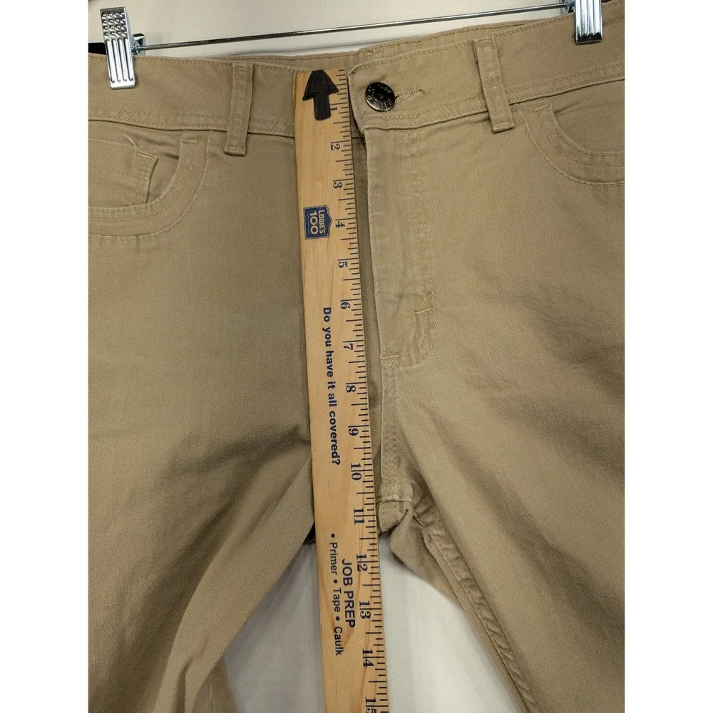 Riders by Lee Women's Tan Straight Leg Stretch Pants Size 16 Long‎ 98% Cotton